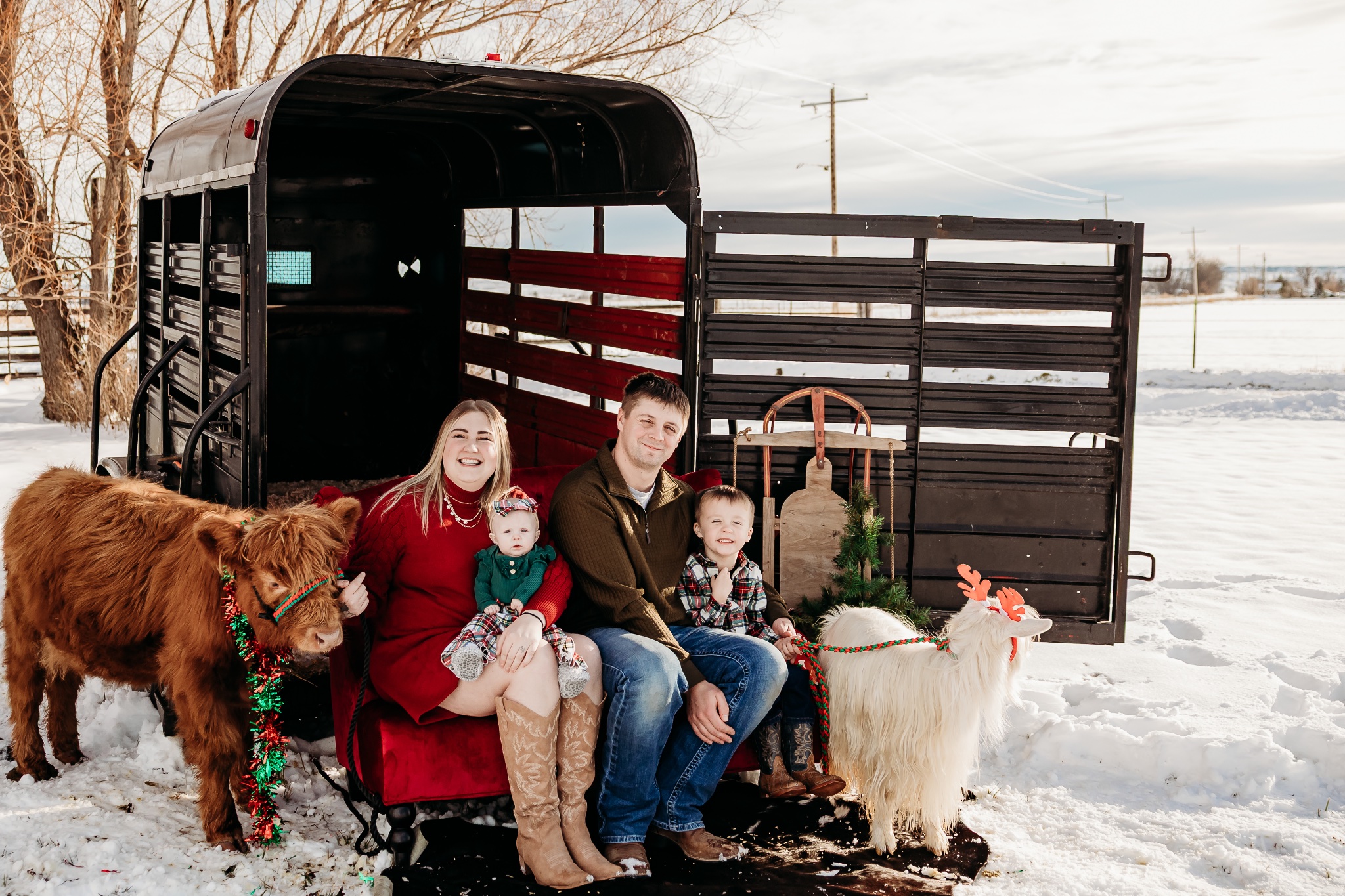 Daniel Quesenberry, owner of QEC, with his family